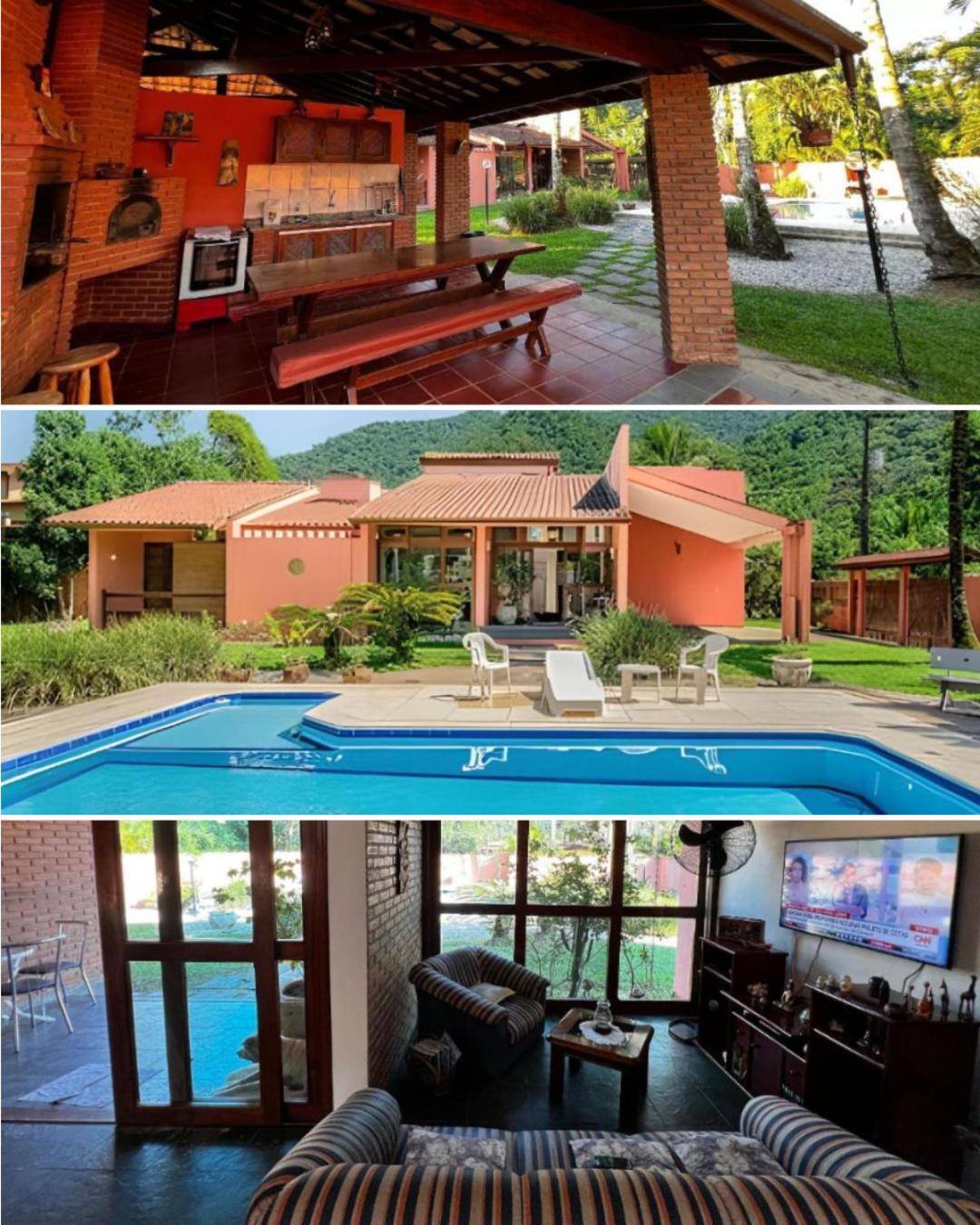 Home1| Casa Com Piscina Em Ubatuba/Sp Bagian luar foto